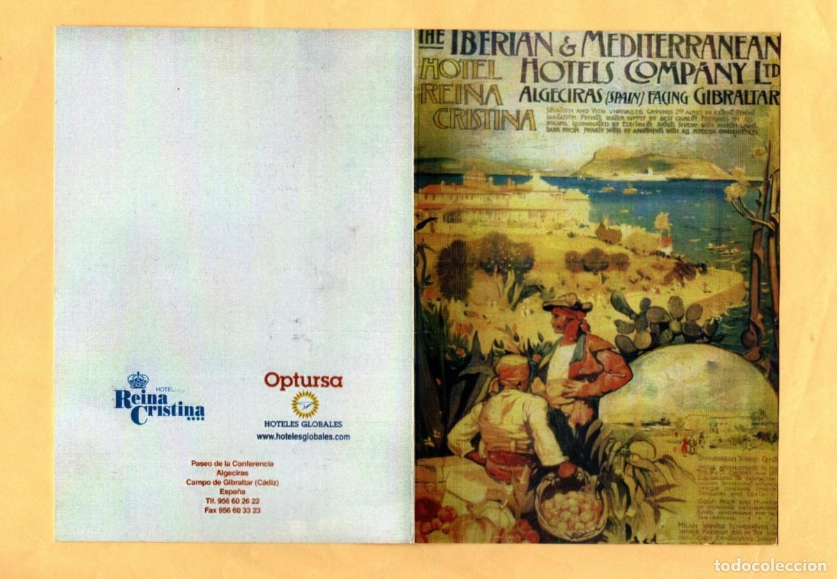 Etiquetas antiguas: ALGECIRAS HOTEL REINA CRISTINA MENU 2011