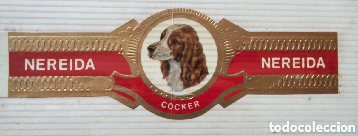 Etiquetas antiguas: Vitola Nereida coleccion Perros - Foto 3