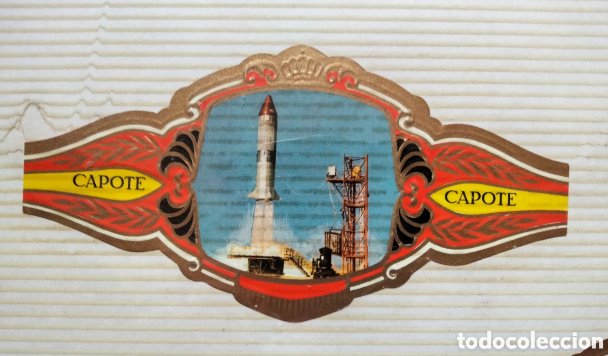 Etiquetas antiguas: Vitola Capote 5 unidades - Foto 3