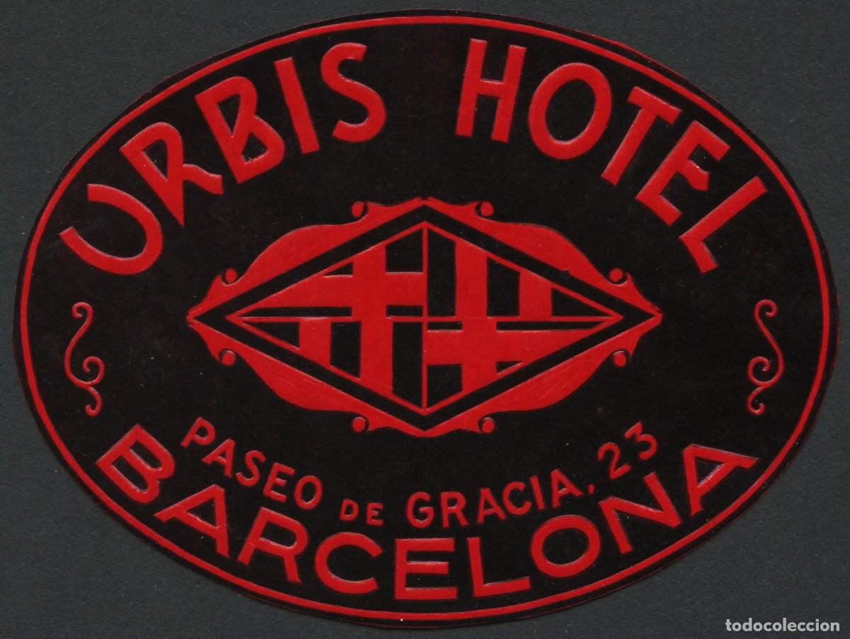Etiquetas antiguas: ETIQUETAS, HOTEL URBIS, BARCELONA