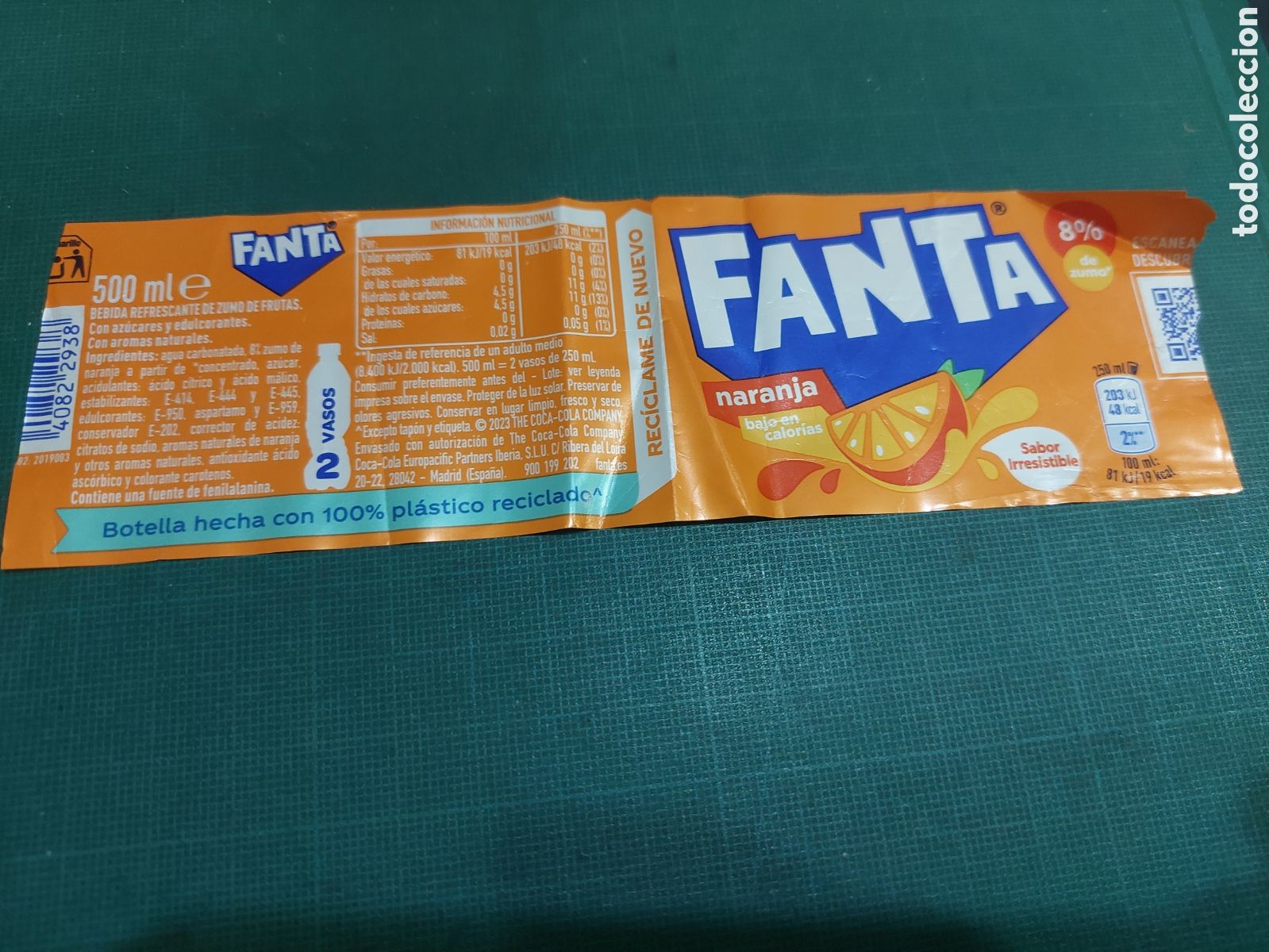 Alte Etiketten: Etiqueta fantasma naranja 250 ml