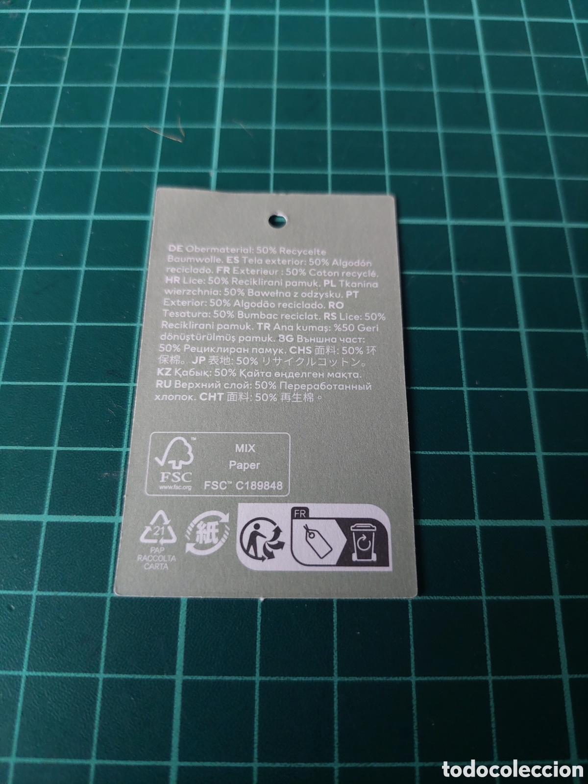 Etiquetas antiguas: ETIQUETA HM MODA Reciclaje - Foto 2