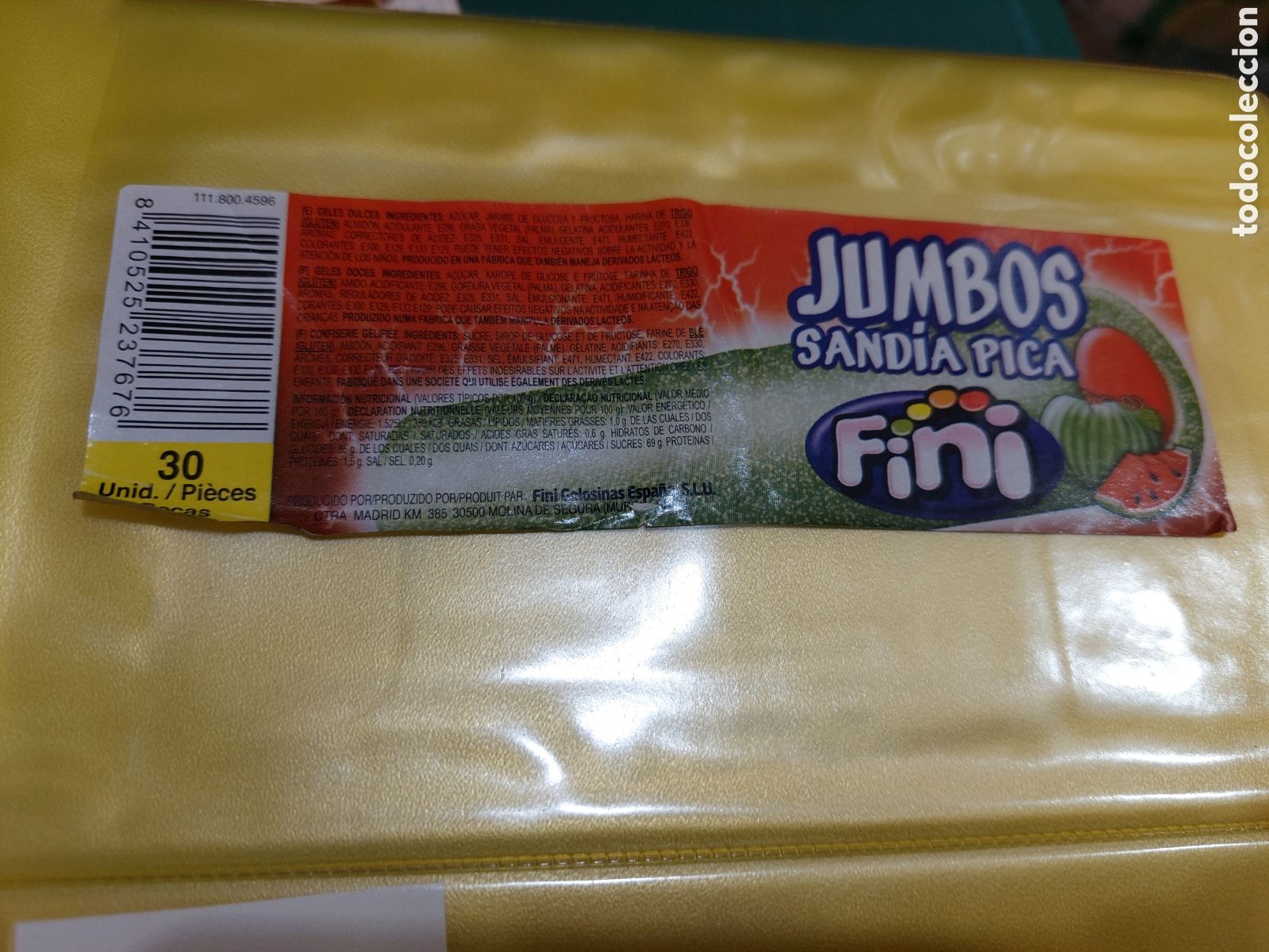 Alte Etiketten: JUMBOS SANDIA PICA PEGATINA GOLOSINAS