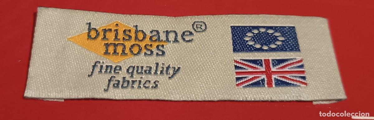 Etichette antiche: Etiqueta tela Brisbane Moss Inglesa