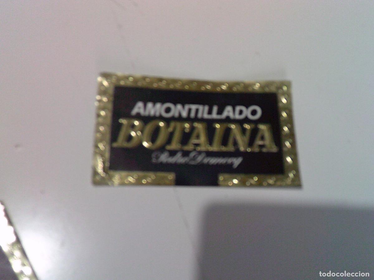 Etichette antiche: Etiqueta Amontillado Botaina Pedro Domecq