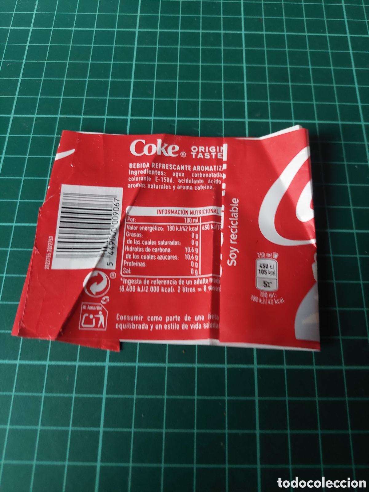 Alte Etiketten: Coke coca cola etiqueta Navidad 2 litros