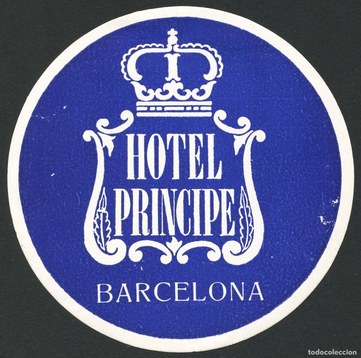 Etiquetas antiguas: ETIQUETAS, HOTEL PRINCIPE, BARCELONA