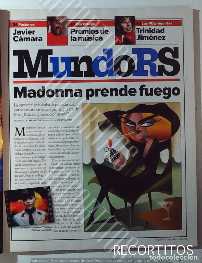 Etichette antiche: MADONNA AMERICAN LIFE