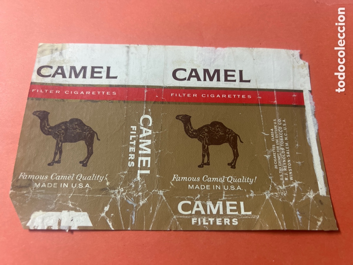 Etiquetas antiguas: L532. ENVOLTORIO - ETIQUETA - TABACO - CAMEL - Foto 1