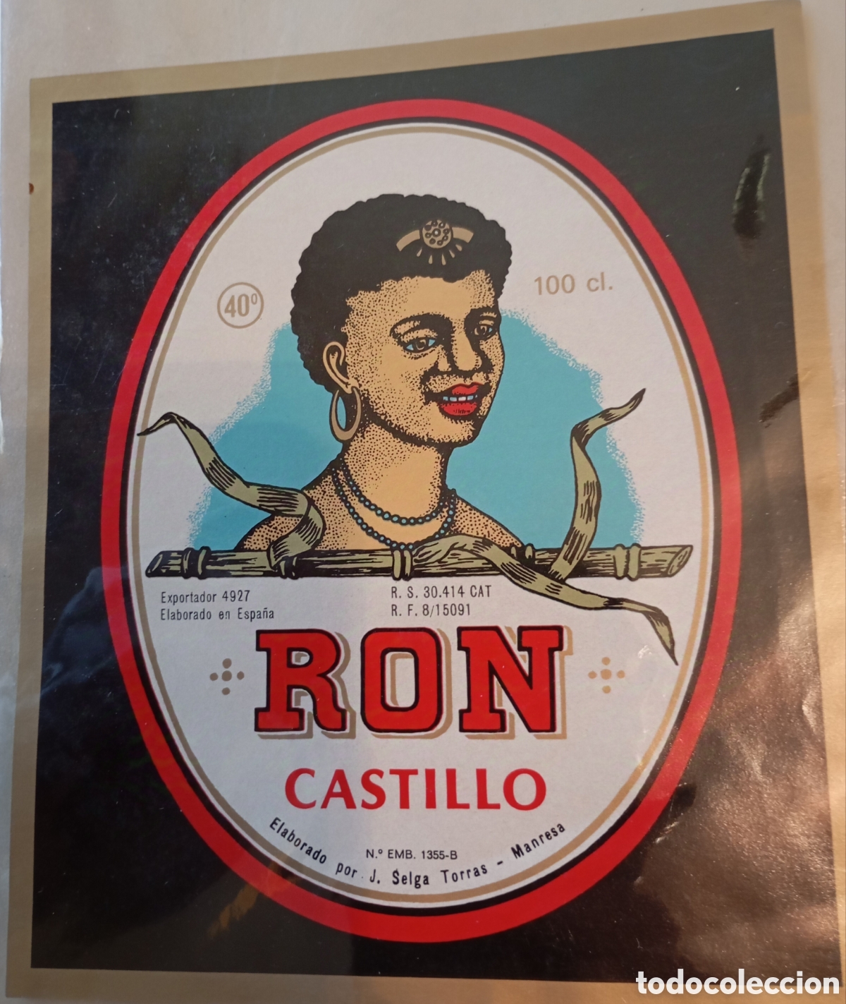 Old Labels: Antigua etiqueta publicidad Ron Castillo