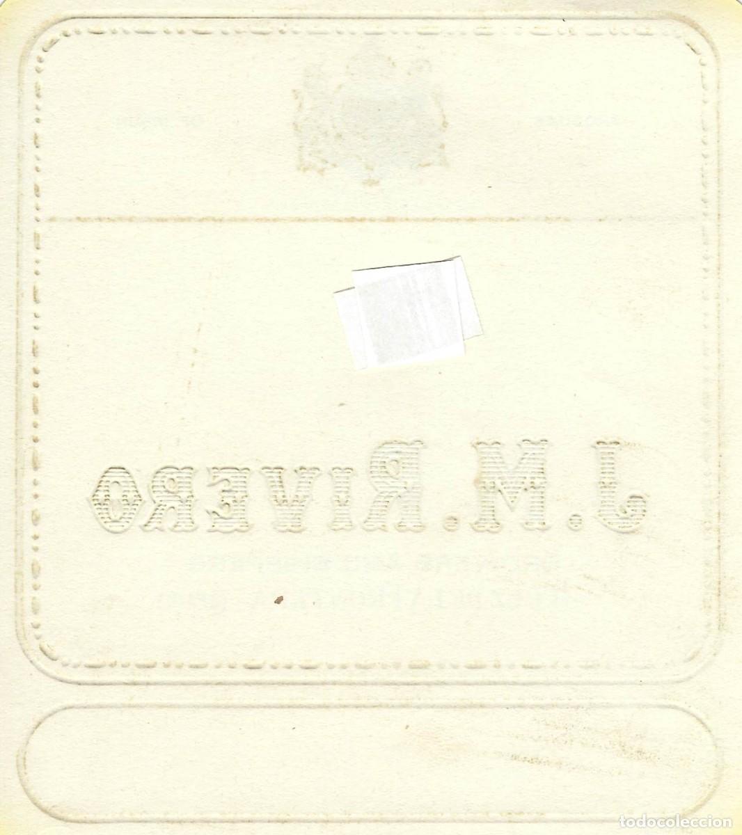 Etiquetas antiguas: E127 BODEGAS J. M. RIVERO - Foto 2