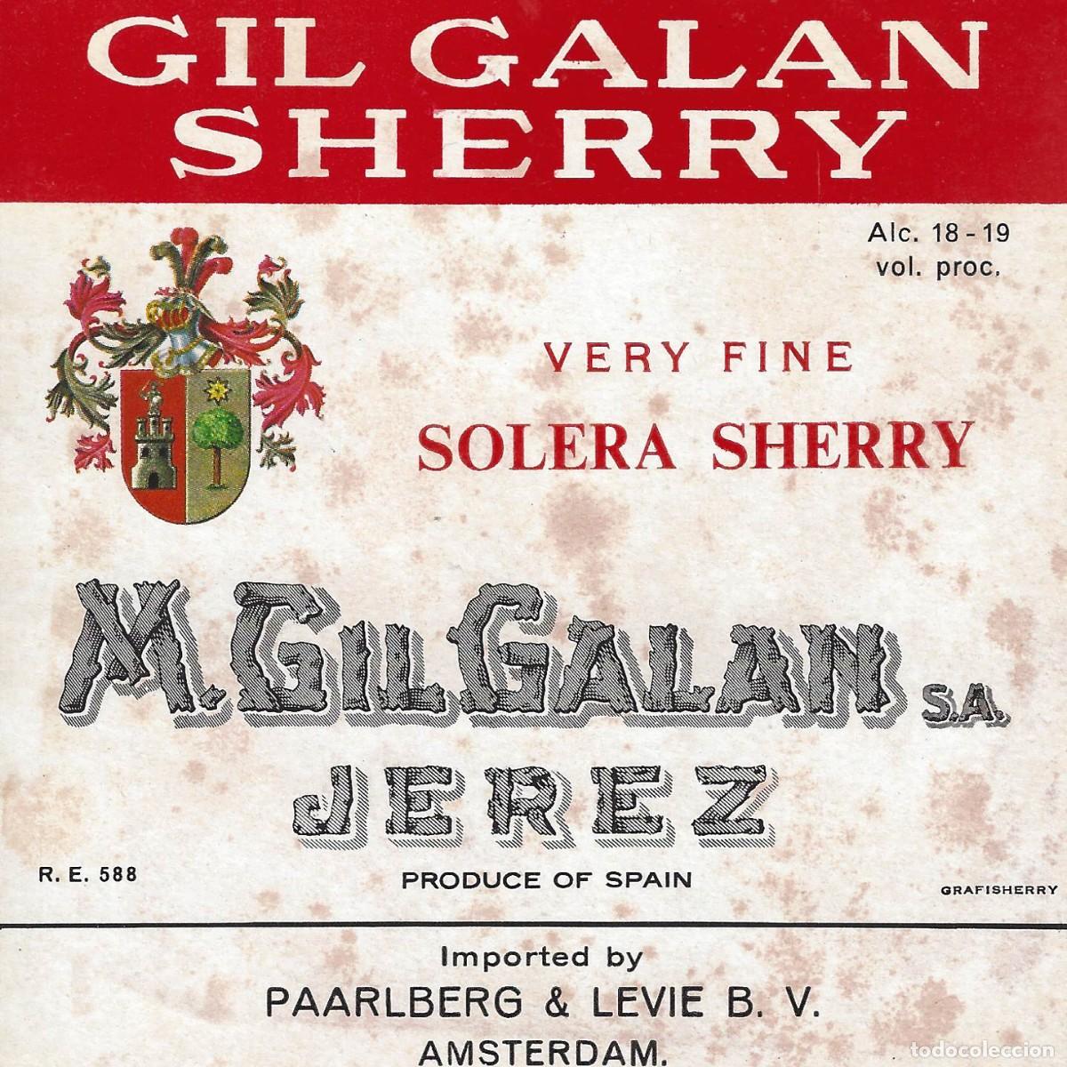 Etiquetas antiguas: E193 BODEGAS M. GIL GALAN-SOLERA-18.50% - Foto 1