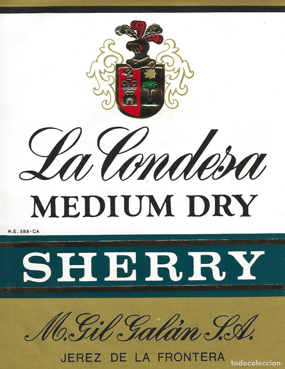 Etiquetas antiguas: E196 BODEGAS M. GIL GALAN-MEDIUM DRY LA CONDESA - Foto 1