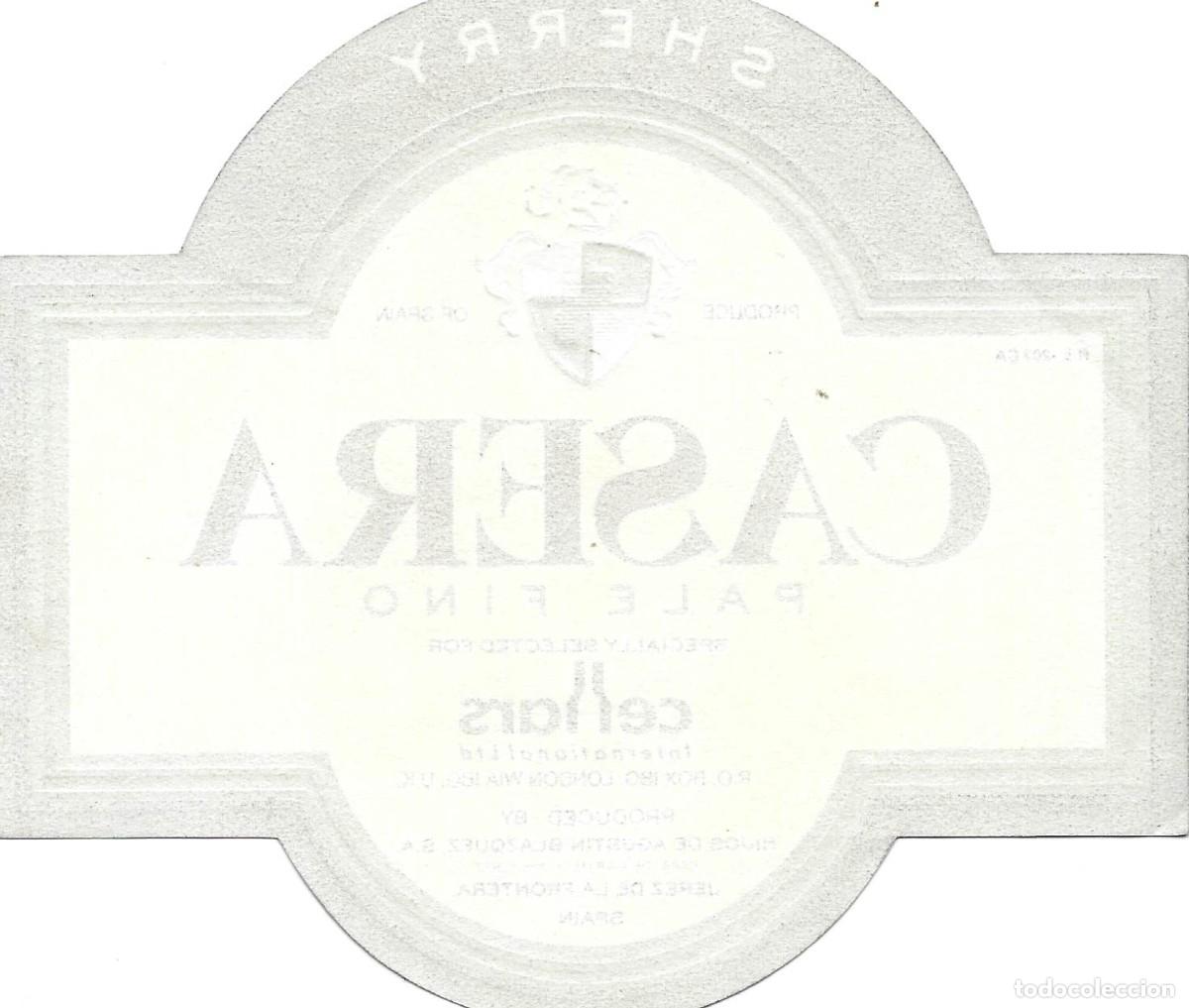 Etiquetas antiguas: E247 BODEGAS AGUSTIN BLAZQUEZ-FINO CASERA - Foto 2