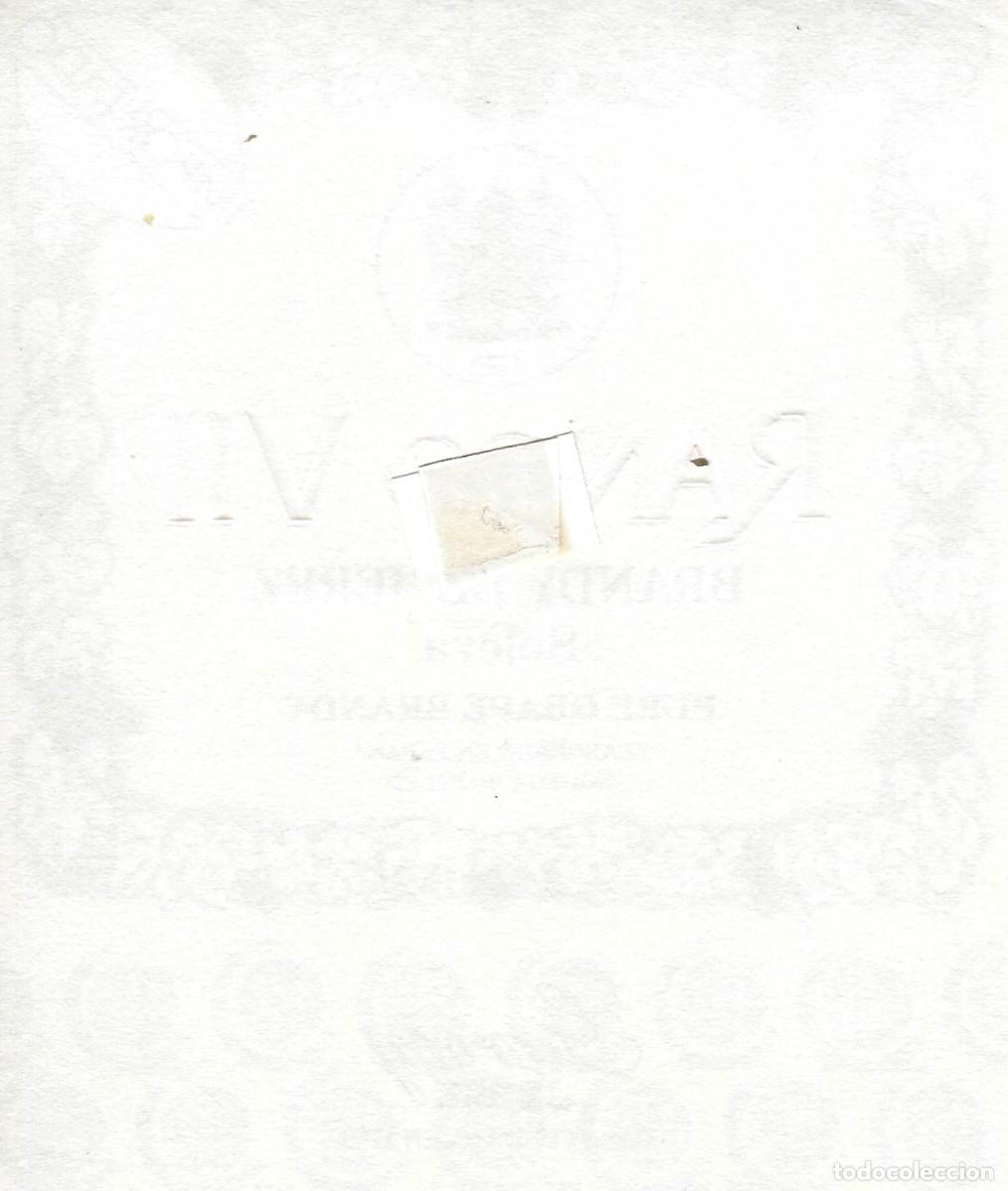 Etiquetas antiguas: E264 BODEGAS GARVEY-SOLERA RANGO VII-1L-38% - Foto 2