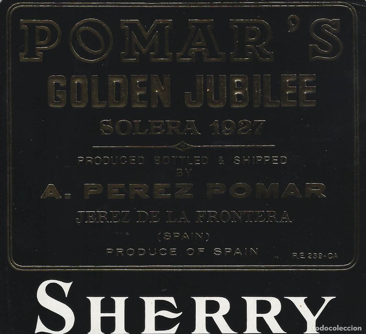 Etiquetas antiguas: E271 BODEGAS A. PEREZ POMAR-SOLERA POMAR&acute;S - Foto 1