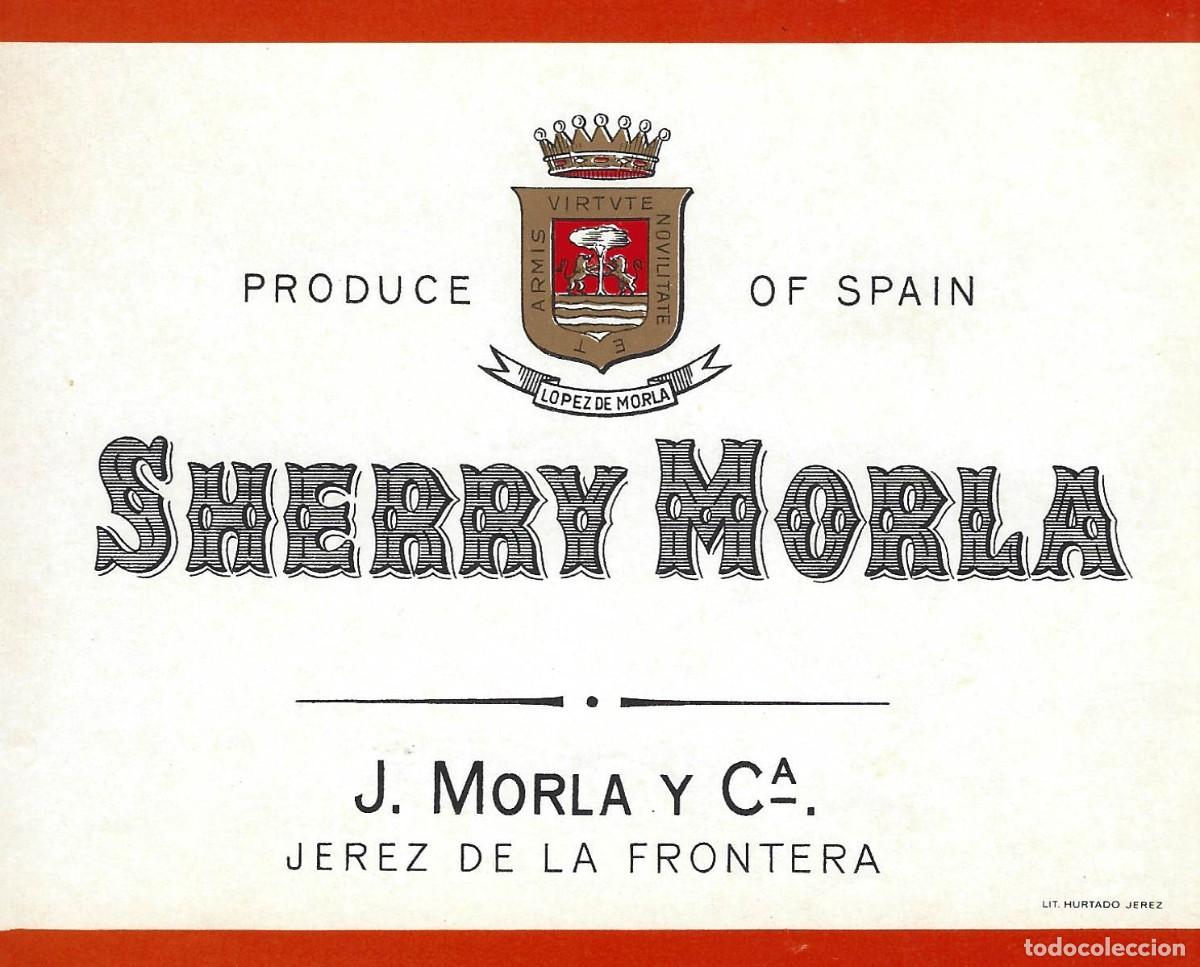 Etiquetas antiguas: E307 BODEGAS J. MORLA Y C&ordf; - Foto 1