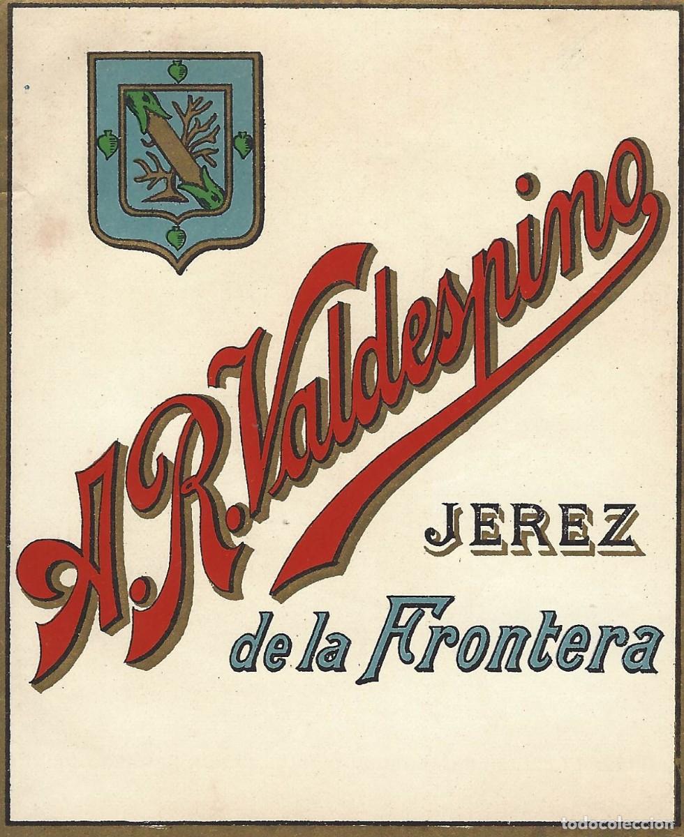 Etiquetas antiguas: E407 BODEGAS A. R. VALDESPINO - Foto 1