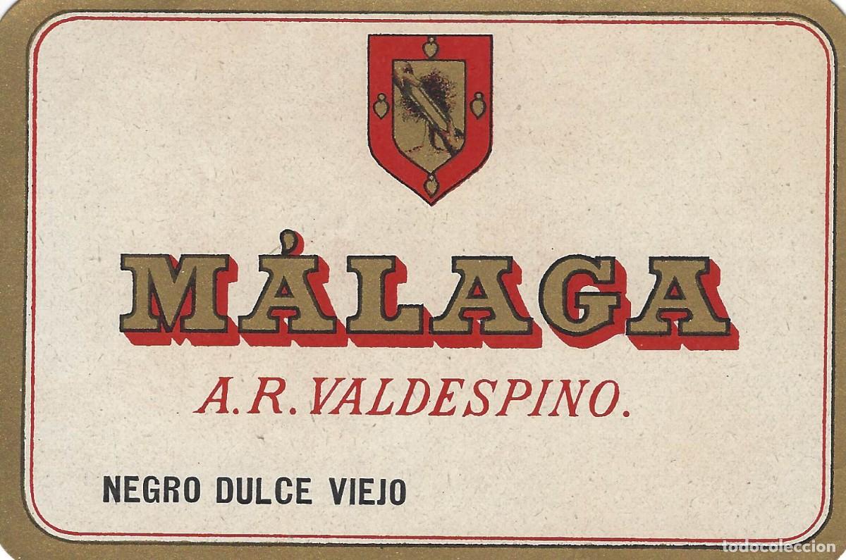 Etiquetas antiguas: E412 BODEGAS A. R. VALDESPINO-DULCE MALAGA - Foto 1