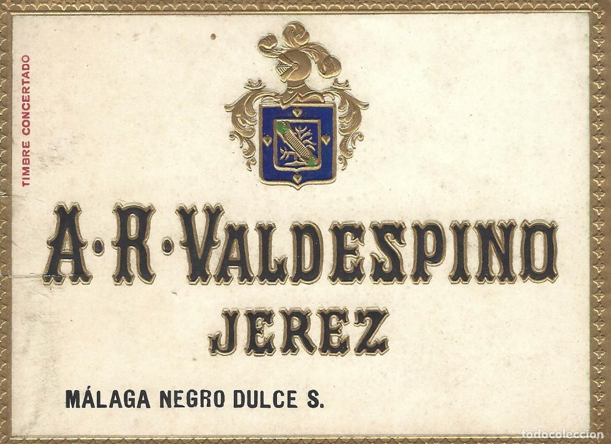 Etiquetas antiguas: E424 BODEGAS A. R. VALDESPINO-DULCE - Foto 1
