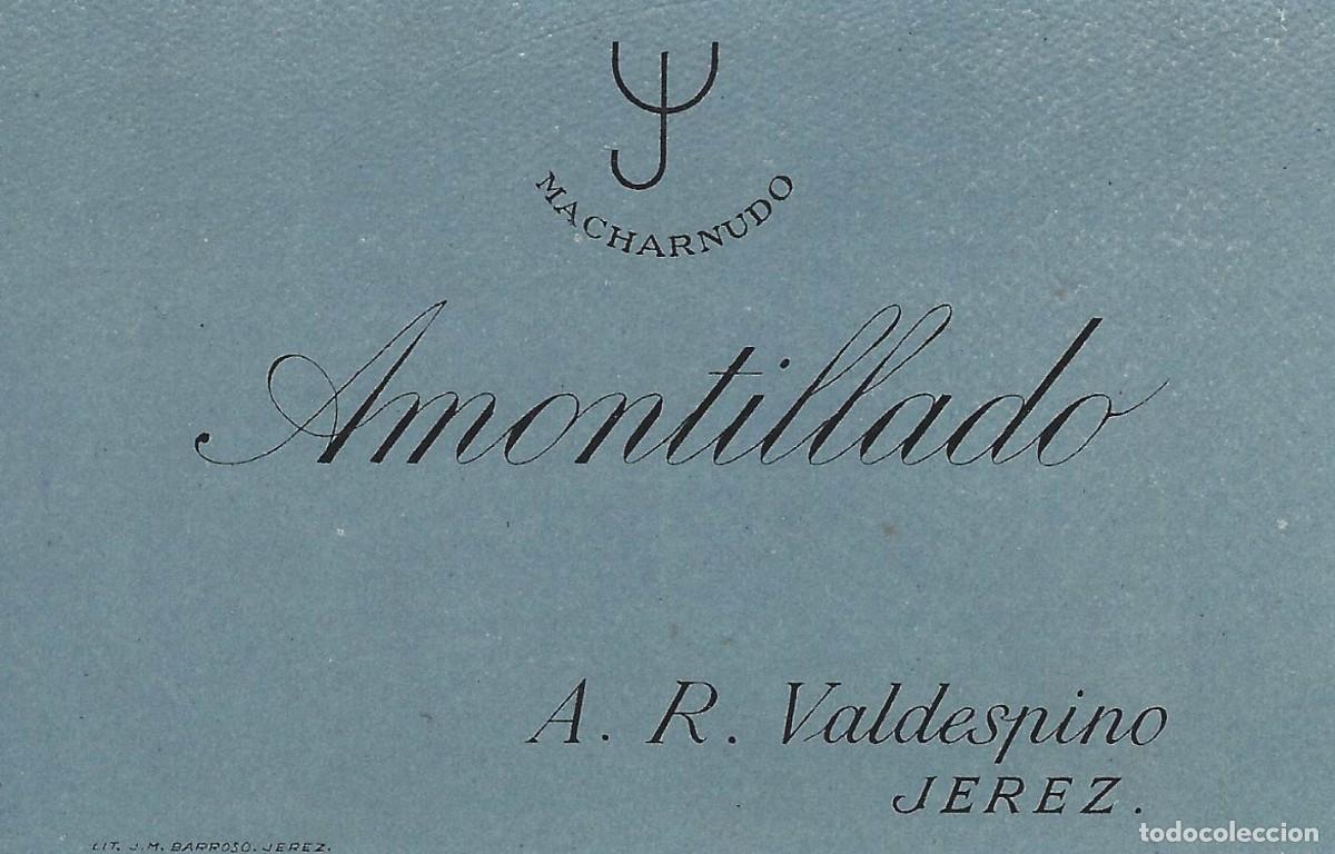 Etiquetas antiguas: E434 BODEGAS A. R. VALDESPINO-AMONTILLADO - Foto 1