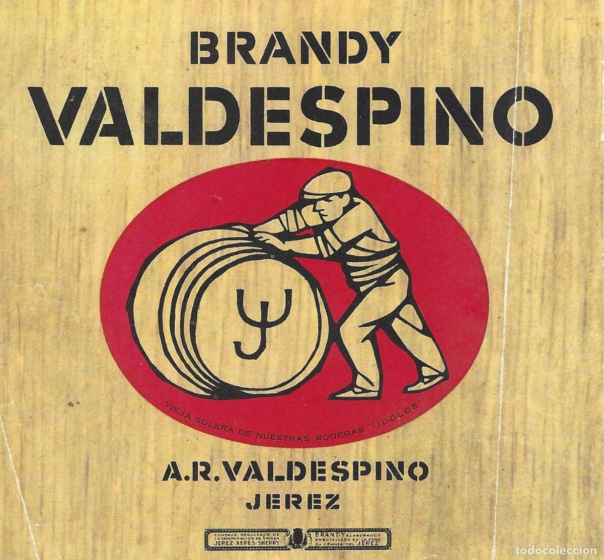 Etiquetas antiguas: E446 BODEGAS A. R. VALDESPINO-BRANDY VALDESPINO - Foto 1