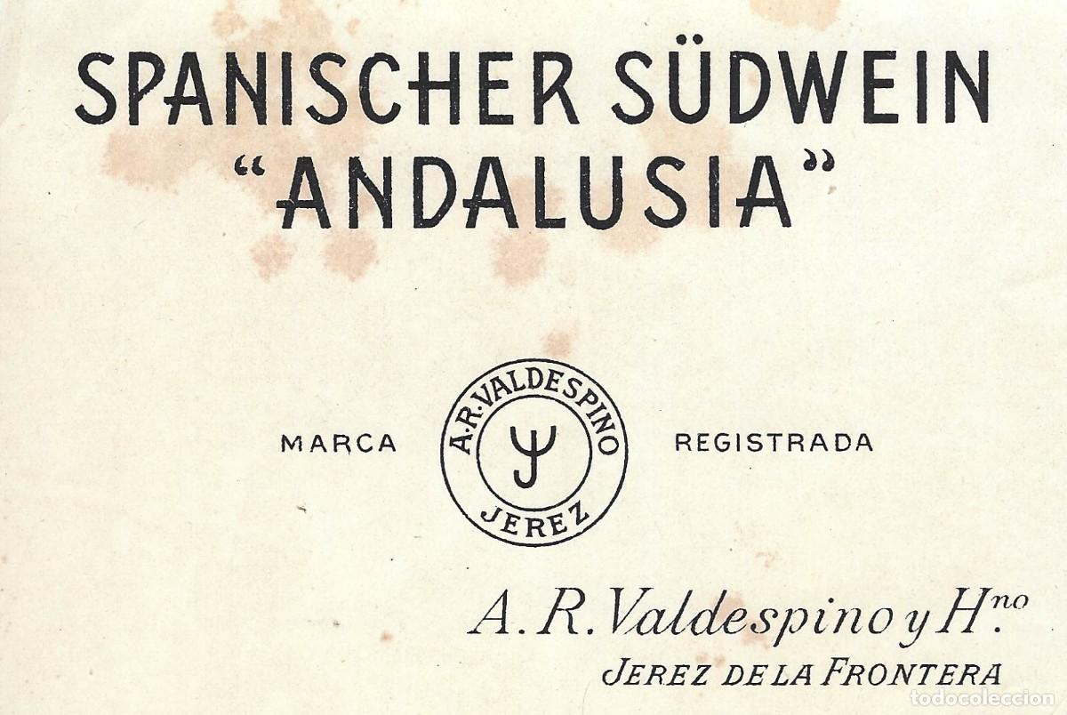 Etiquetas antiguas: E470 BODEGAS A. R. VALDESPINO - Foto 1