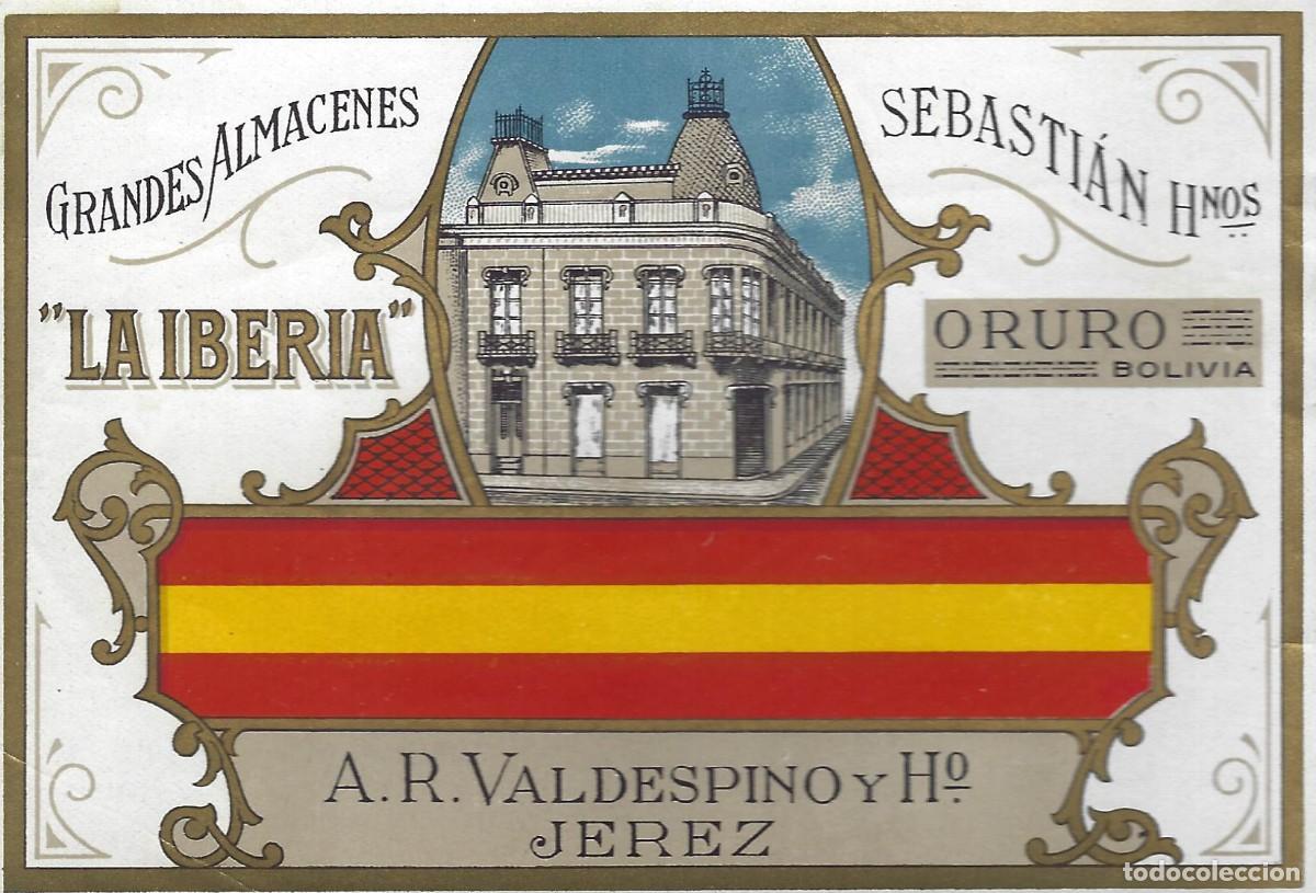 Etiquetas antiguas: E1995 BODEGAS A. R. VALDESPINO-LA IBERIA - Foto 1