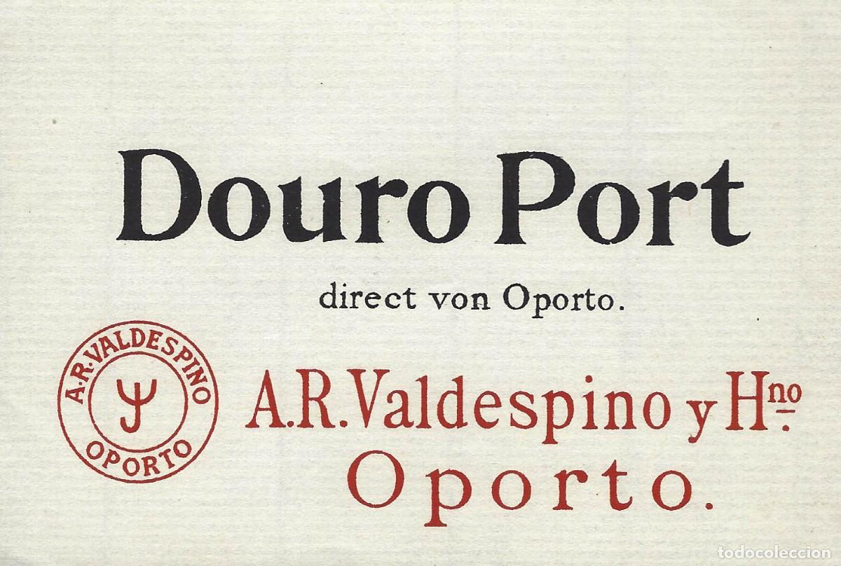 Etiquetas antiguas: E1996 BODEGAS A. R. VALDESPINO-OPORTO - Foto 1