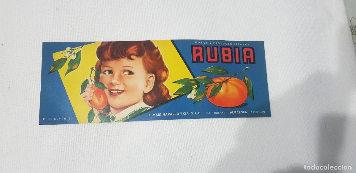 Alte Etiketten: ETIQUETA UTILIZADA EN LA COMERCIALIZACION DE NARANJAS