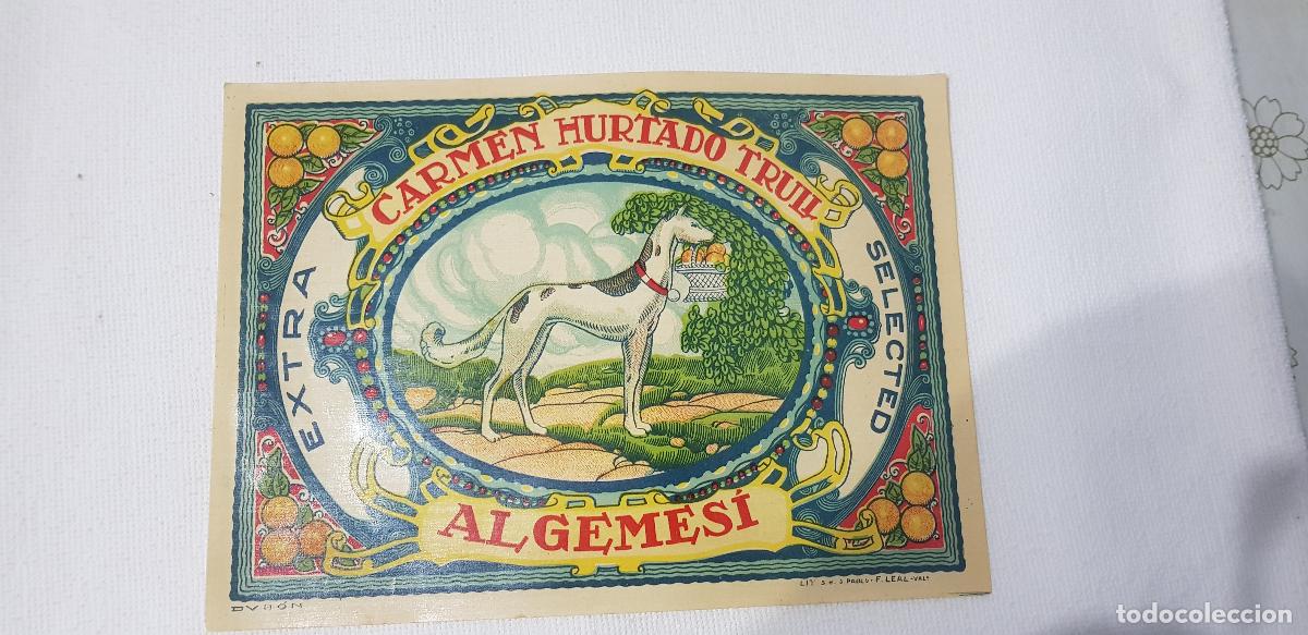 Etiquetas antiguas: ETIQUETA UTILIZADA EN LA COMERCIALIZACION DE NARANJAS