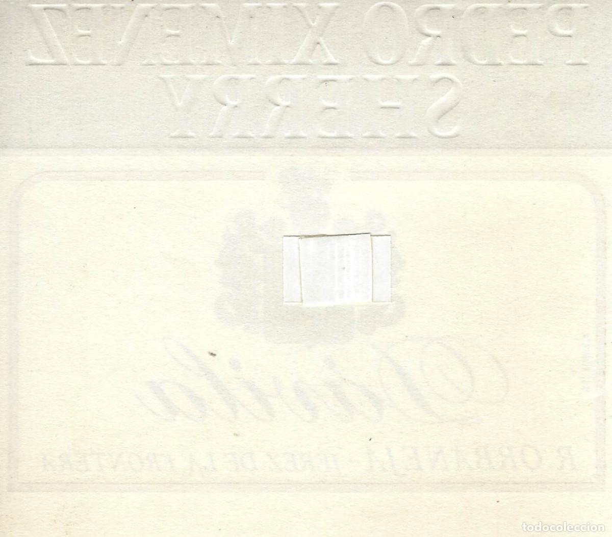 Etiquetas antiguas: E645 BODEGAS R. ORBANEJA-PEDRO XIMENEZ DAVILA - Foto 2