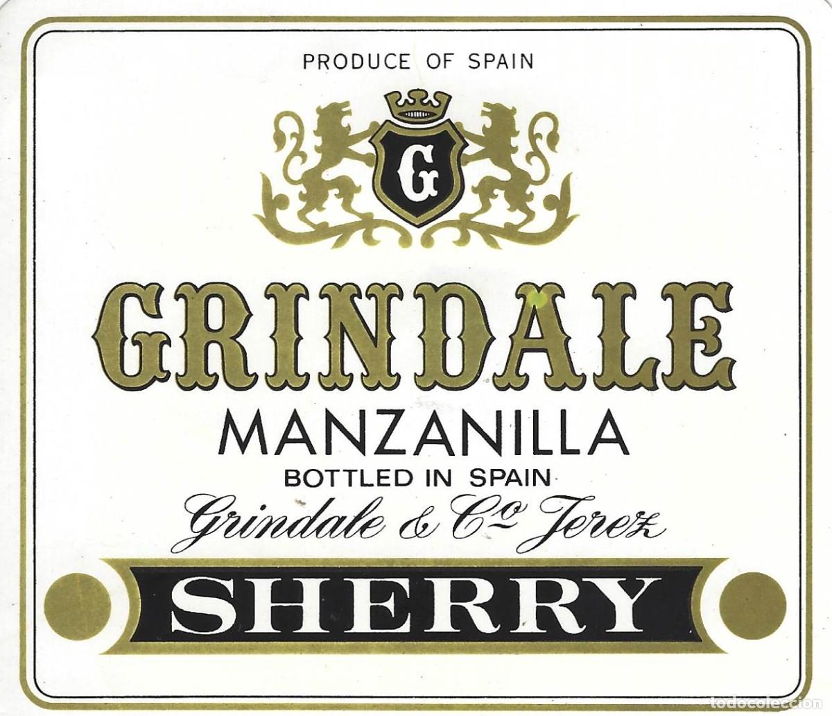 Etiquetas antiguas: E678 BODEGAS GRINDALE & C&ordm;-MANZANILLA GRINDALE - Foto 1