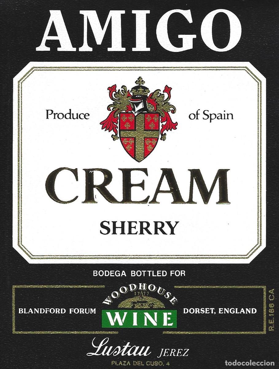 Etiquetas antiguas: E720 BODEGAS EMILIO LUSTAU-CREAM AMIGO - Foto 1