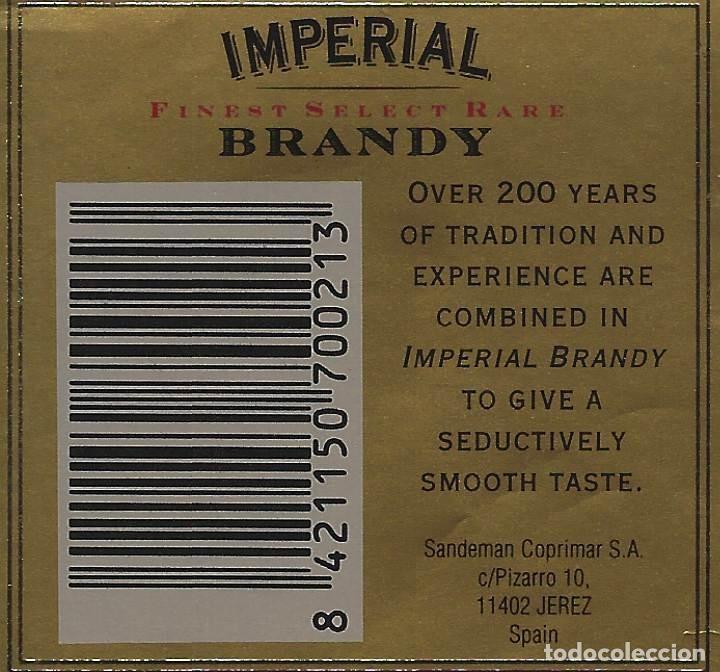 Etiquetas antiguas: E745 BODEGAS SANDEMAN-BRANDY IMPERIAL - Foto 1