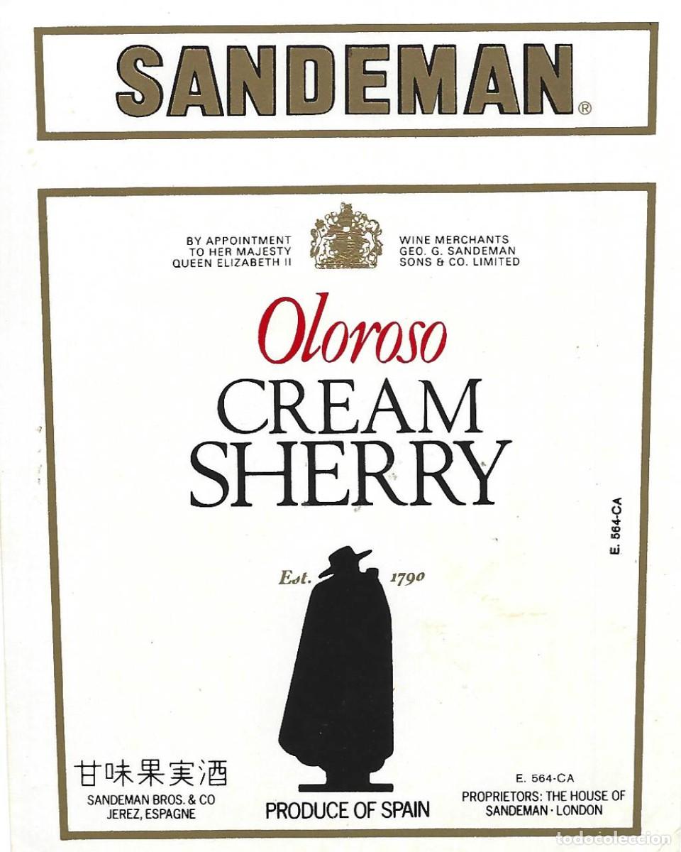 Etiquetas antiguas: E746 BODEGAS SANDEMAN-OLOROSO - Foto 1