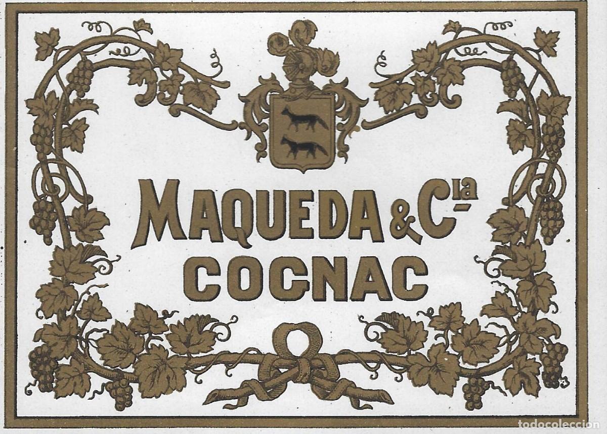 Etiquetas antiguas: E2023 BODEGAS MAQUEDA & CIA-COGNAC - Foto 1