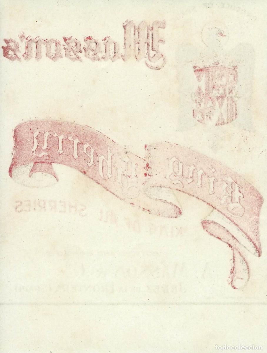 Etiquetas antiguas: E869 BODEGAS A. MASON & CO-JEREZ MASSON&acute;S - Foto 2
