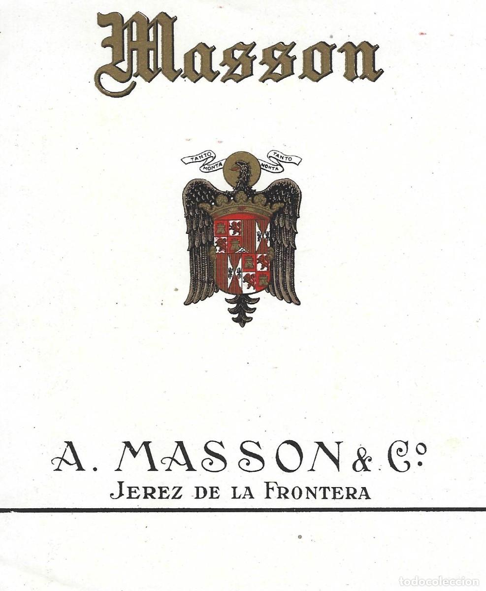 Etiquetas antiguas: E875 BODEGAS A. MASON & CO - Foto 1