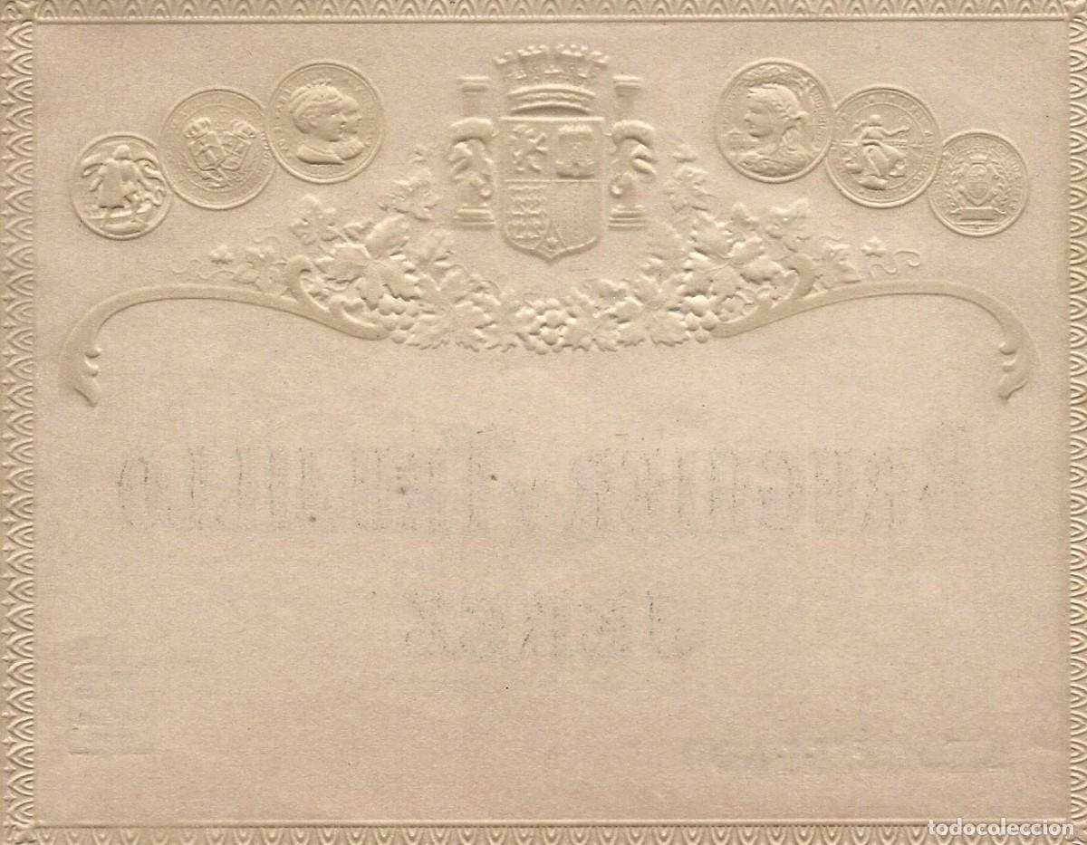 Etiquetas antiguas: E964 BODEGAS BRUGUIER Y TRUJILLO-AMONTILLADO - Foto 2