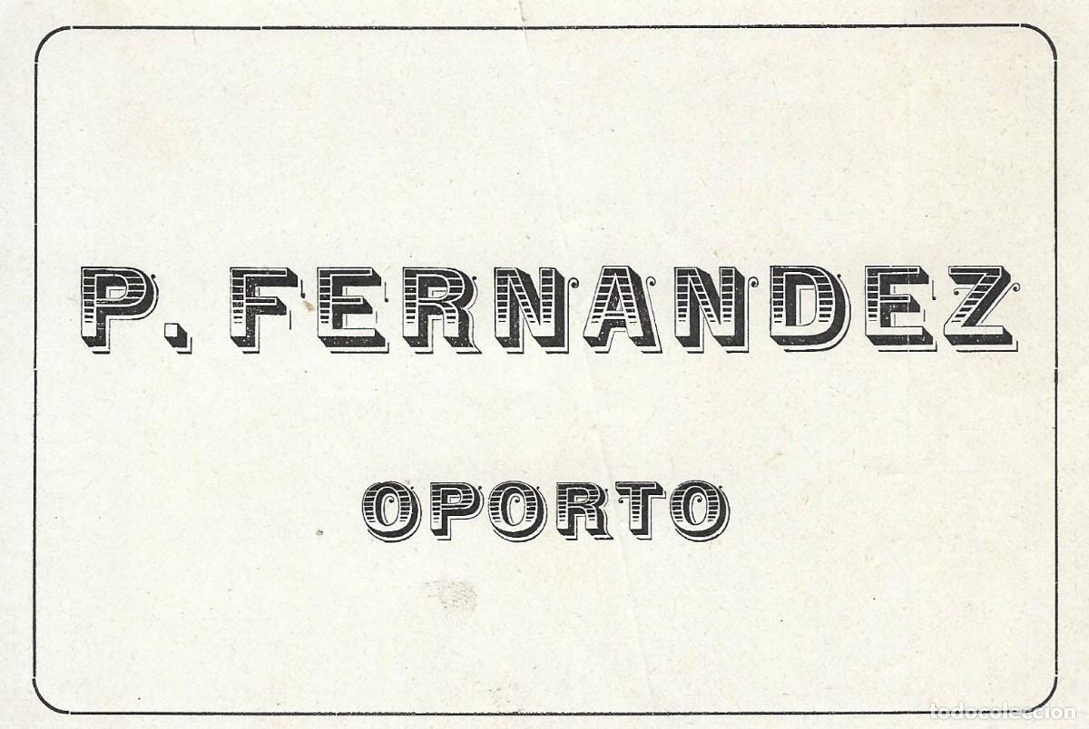 Etiquetas antiguas: E1026 BODEGAS P. FERNANDEZ-OPORTO - Foto 1
