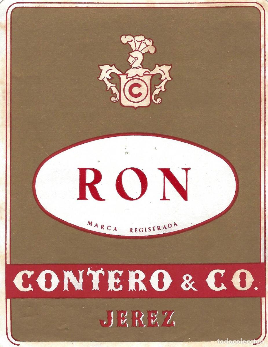 Etiquetas antiguas: E1076 BODEGAS CONTERO & CO-RON - Foto 1