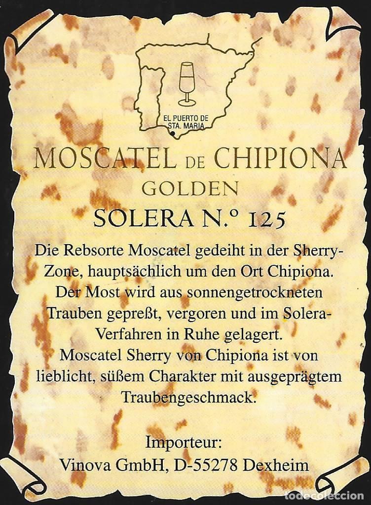 Etiquetas antiguas: E1152 BODEGAS LA COSTILLA-MOSCATEL SACROMONTE - Foto 1