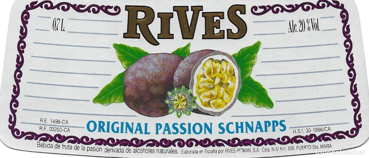 Etiquetas antiguas: E1182 BODEGAS RIVES PITMAN-RIVES-0.70L-20% - Foto 1