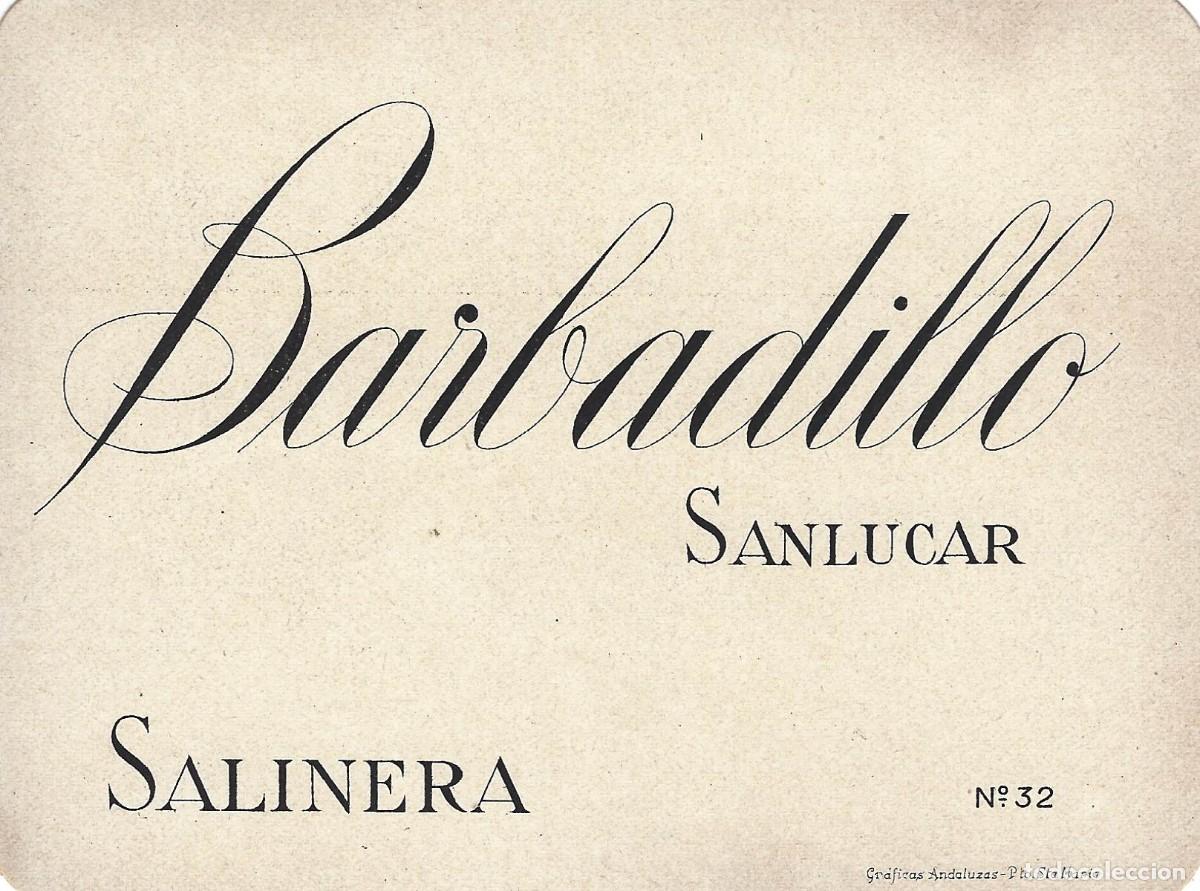 Etiquetas antiguas: E1189 BODEGAS ANTONIO BARBADILLO - Foto 1