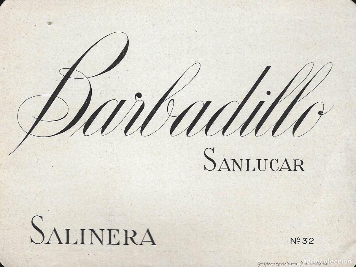 Etiquetas antiguas: E2076 BODEGAS ANTONIO BARBADILLO - Foto 1