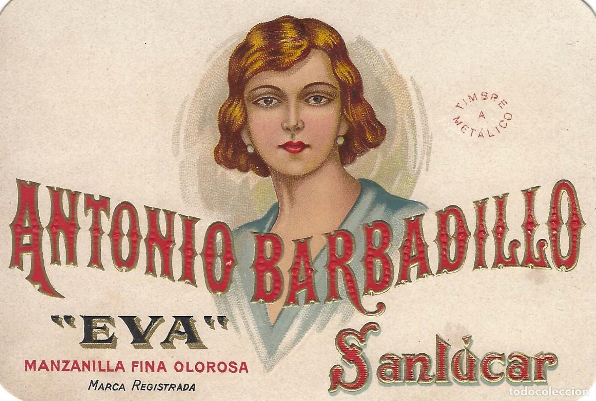 Etiquetas antiguas: E1201 BODEGAS ANTONIO BARBADILLO-MANZANILLA EVA - Foto 1