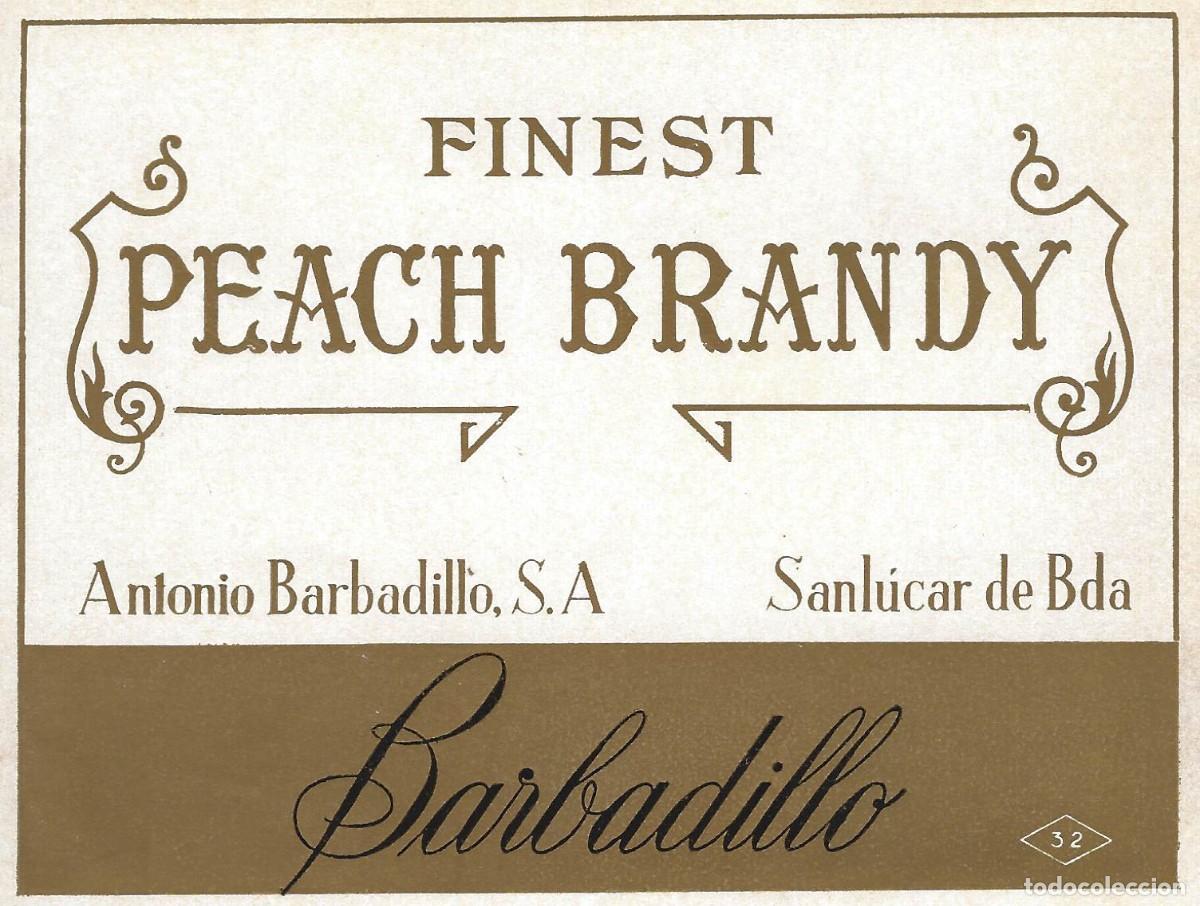 Etiquetas antiguas: E1206 BODEGAS ANTONIO BARBADILLO-BRANDY BARBADILLO - Foto 1