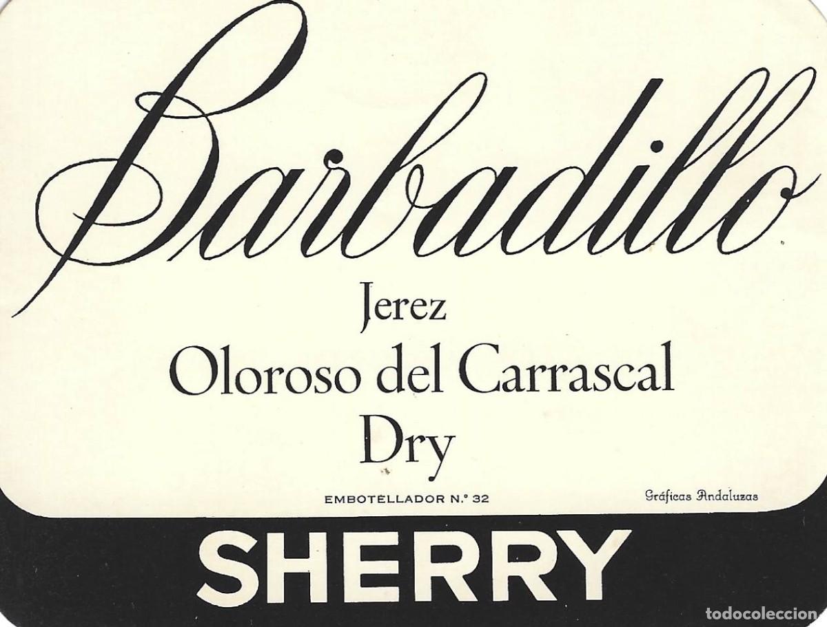 Etiquetas antiguas: E1209 BODEGAS ANTONIO BARBADILLO-OLOROSO BARBADILLO - Foto 1