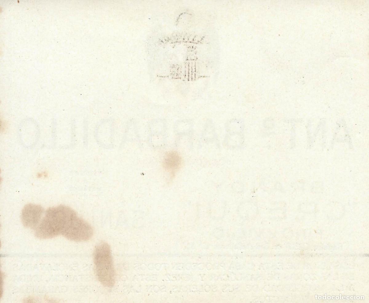 Etiquetas antiguas: E1219 BODEGAS ANTONIO BARBADILLO-BRANDY CREQUI - Foto 2